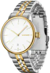 שעון יד יוקרתי של חברת ונגר מסדרת שעוני Wenger Urban Classic in Silver white החדשה.