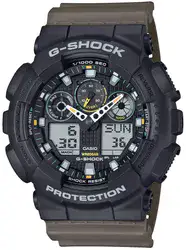 G-Shock GA-100TU-1A3 - אחריות יבואן רשמי l שעון יד ג׳י שוק אנלוגי-דיגיטלי l דגם חדש l
