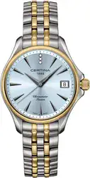 Certina C032.051.44.046.00 - אחריות יבואן רשמי l שעון סרטינה לאישה משובץ יהלומים דגם חדש l שעון יד סרטינה עשוי טיטניום (Titanium) l