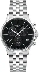 Certina C045.417.11.051.00 - אחריות יבואן רשמי l שעון סרטינה DS-8 Chrono דגם חדש l שעון יד סרטינה לגבר