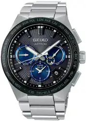Seiko SSH119 אחריות יבואן רשמי l סייקו אסטרון GPS לגבר l שעון סייקו דגם SSH119J1 בעיצוב ספורט אלגנטי מרשים l