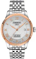 Tissot T932.408.41.033.00 אחריות יבואן רשמי l שעון טיסו עשוי פלדה אל-חלד בשילוב באזל עשוי זהב 18K שעון יוקרתי l שעון טיסו T9324084103300 בעיצוב אלגנטי מרשים l