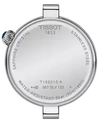 Tissot T152.010.16.038.01 אחריות יבואן רשמי l שעון יוקרתי לאישה l שעון טיסו עשוי פלדה אל-חלד