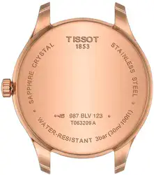 Tissot T063.209.36.038.00 אחריות יבואן רשמי l שעון יוקרתי לאישה l שעון טיסו עשוי פלדה אל-חלד