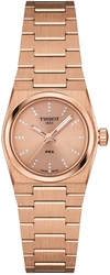 Tissot T137.010.33.506.00 אחריות יבואן רשמי טיסו PRX 25mm לאישה l שעון טיסו משובץ בלוח 36 יהלומים T1370103350600 שעון יוקרתי ועדין לאישה l