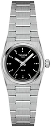 Tissot T137.010.11.056.00 אחריות יבואן רשמי טיסו PRX 25mm לאישה l שעון טיסו משובץ בלוח 36 יהלומים T1370101105600 שעון יוקרתי ועדין לאישה l