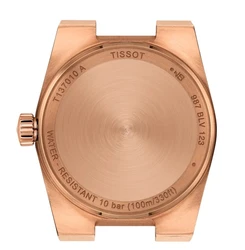 Tissot T137.010.33.506.00 אחריות יבואן רשמי טיסו PRX 25mm לאישה l שעון טיסו משובץ בלוח 36 יהלומים