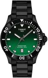 Tissot T120.410.33.091.00 אחריות יבואן רשמי טיסו Seastar 1000 Quartz לגבר l שעון טיסו T1204103309100 עמיד במים 300M צלילה l