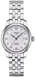 Tissot T006.207.11.036.00 אחריות יבואן רשמי טיסו לאישה לוח השעון משובץ יהלומים l שעון טיסו T0062071103600 לאישה מנגנון אוטומטי l