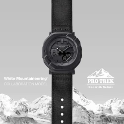 Casio PRO TREK PRJ-B001WM-1 אחריות יבואן רשמי l שעון יד פרו טרק עיצוב חדשני l אנלוגי דיגיטילי / עשוי שרף על בסיס ביו