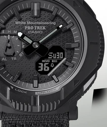 Casio PRO TREK PRJ-B001WM-1 אחריות יבואן רשמי l שעון יד פרו טרק עיצוב חדשני l אנלוגי דיגיטילי / עשוי שרף על בסיס ביו
