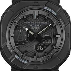 Casio PRO TREK PRJ-B001WM-1 אחריות יבואן רשמי l שעון יד פרו טרק עיצוב חדשני l אנלוגי דיגיטילי / עשוי שרף על בסיס ביו