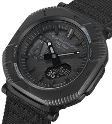 Casio PRO TREK PRJ-B001WM-1 אחריות יבואן רשמי l שעון יד פרו טרק עיצוב חדשני l אנלוגי דיגיטילי / עשוי שרף על בסיס ביו