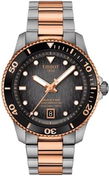 Tissot T120.807.22.051.01 אחריות יבואן רשמי טיסו אוטומטי יוניסקס l שעון טיסו 300M צלילה יוקרתי T1208072205101 שעון יוקרתי שוויצרי l