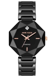Anne Klein AK/5064BKBK נשים קרמיקה חדש !