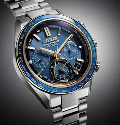 שעון יד יוקרתי של חברת סיטיזן מסדרת שעוני Citizen Attesa Satellite Wave GPS החדשה.ה