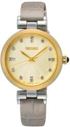 Seiko SRZ546 - שעון יד סייקו רקע משובץ 12 יהלומים. יבואן רשמי