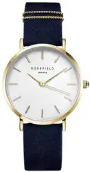 Rosefield WBUG-W70 - שעון יד רוספילד לאישה l אחריות יבואן l שעון רצועת עור בגוון כחול l
