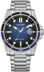 Citizen AW1810-85L - שנתיים אחריות יבואן רשמי l שעון יד סיטיזן לגבר l עשוי פלדה אל-חלד l מנגנון סולארי l