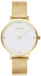 Obaku V295LXGWHG אחריות יבואן רשמי l שעון אובקו לאישה