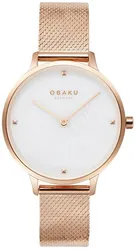 Obaku V295LXVWHV אחריות יבואן רשמי l שעון אובקו לאישה