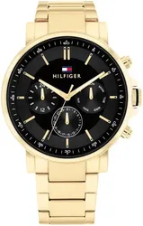 Tommy Hilfiger 1710589 שעון יד טומי הילפיגר l שעון לגבר בעיצוב משגע l שעון רצועת חוליות פלדה אל-חלד l מלאי מוגבל l