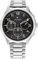 Tommy Hilfiger 1791852 שעון יד טומי הילפיגר l שעון לגבר בעיצוב משגע l שעון רצועת חוליות פלדה אל-חלד l מלאי מוגבל l