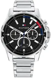 Tommy Hilfiger 1791936 שעון יד טומי הילפיגר l שעון לגבר בעיצוב משגע l שעון רצועת חוליות פלדה אל-חלד l מלאי מוגבל l