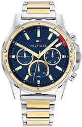 Tommy Hilfiger 1791937 שעון יד טומי הילפיגר l שעון לגבר בעיצוב משגע l שעון רצועת חוליות פלדה אל-חלד l מלאי מוגבל l