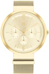 Tommy Hilfiger 1782539 שעון יד טומי הילפיגר l שעון לאישה בעיצוב משגע l שעון רצועת רשת פלדה אל-חלד l מלאי מוגבל l
