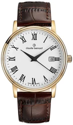 Claude Bernard 53007-37J-BR אחריות יבואן רשמי l שעון אלגנטי לגבר l שעון שוויצרי קלוד ברנרד l להיט ענק l