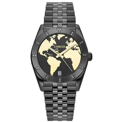 שעון EMBOSS לאישה AVENUE שמש שחור EYSPFABKBMB025