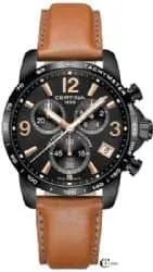 Certina C0344173605700 - שעון יד סרטינה כרונוגרף יוקרתי שעון סרטינה לגבר
